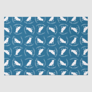 Pit Bull Dog Baby Shower Blue Boy Pitbull Tissue Paper
