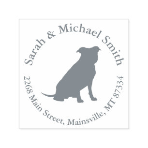 Pit Bull Dog Baby Shower Gender Neutral Pitbull Self-inking Stamp