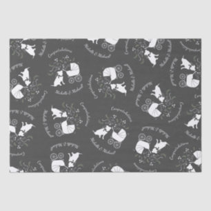 Pit Bull Dog Baby Shower Gender Neutral Pitbull Tissue Paper