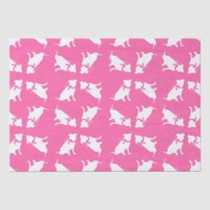 Pit Bull Dog Baby Shower Pink Girl Pitbull Tissue Paper