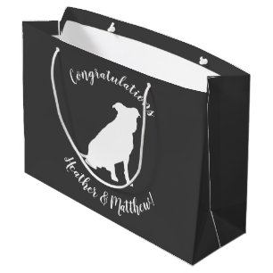 Pit Bull Dog Baby Shower Puppy Pitbull Large Gift Bag