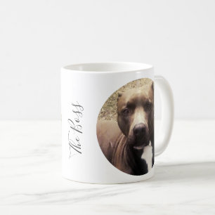 Pit Bull Dog Custom Pet Photo Coffee Mug