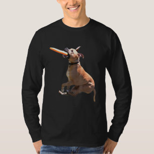 Pit Bull Frisbee Graphic Pit Bull Terrier print Do T-Shirt