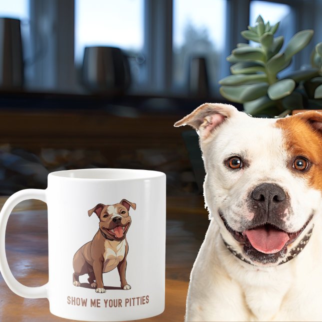 Pit Bull Funny Personalized Coffee Mug (Creator Uploaded)