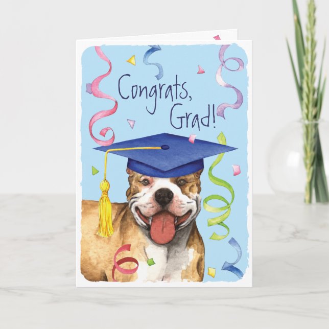 Pit Bull Graduate Card (Front)