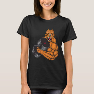 Pit Bull Gym Fitness - Weightlifting Deadlift Body T-Shirt