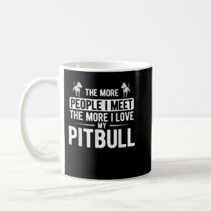 Pit Bull - I Love Mom Tattoo Mother's day gifts T- Coffee Mug