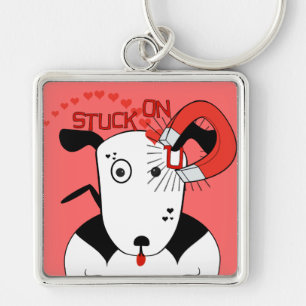 Pit Bull Love  Petey the Bull Terrier... Keychain