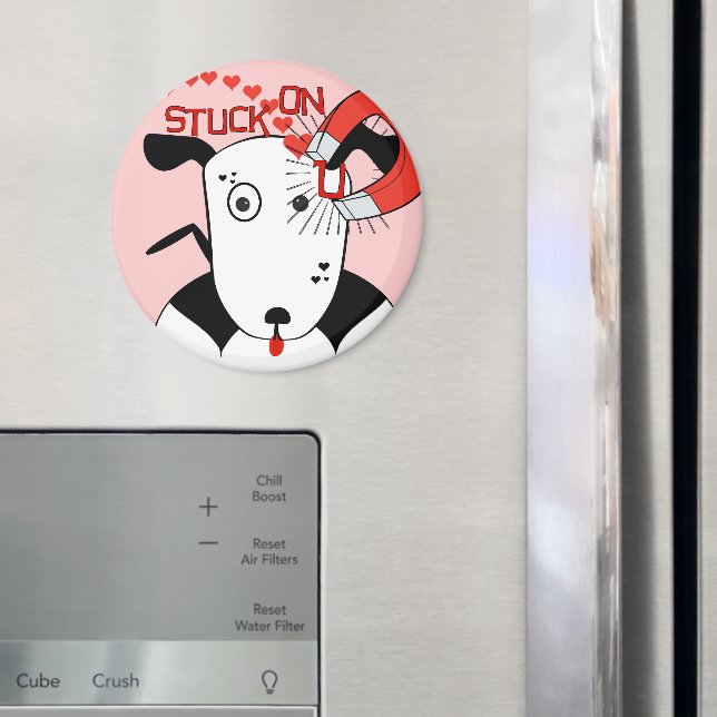 Pit Bull Love  Petey the Bull Terrier... Magnet (In Situ (Fridge))