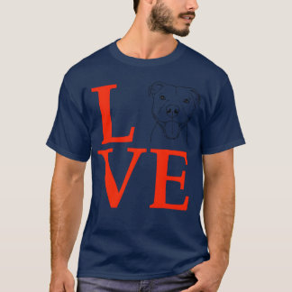 Pit Bull Love Pittie Love girl T-Shirt