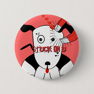 Pit Bull Lover Petey Lover Bull Terrier Love 2 Inch Round Button