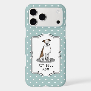 Pit Bull Mom (lt brindle white 3) Dog Mom