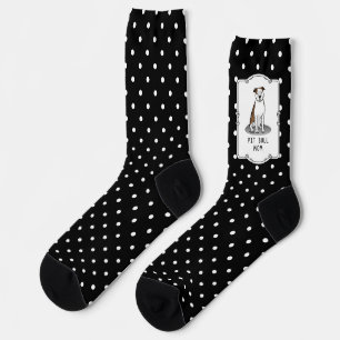 Pit Bull Mom (lt brindle white 3) Dog Mom Socks
