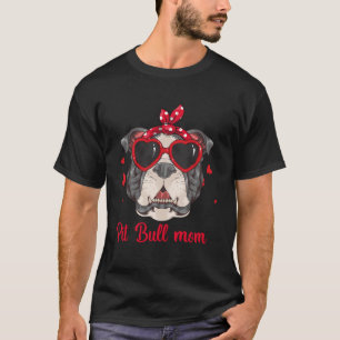 Pit Bull Mom Pit Mama Women s Dog T-Shirt