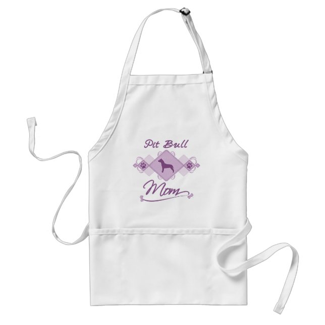 Pit Bull Mom Standard Apron (Front)
