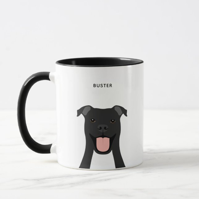 Pit Bull Mugs (Left)