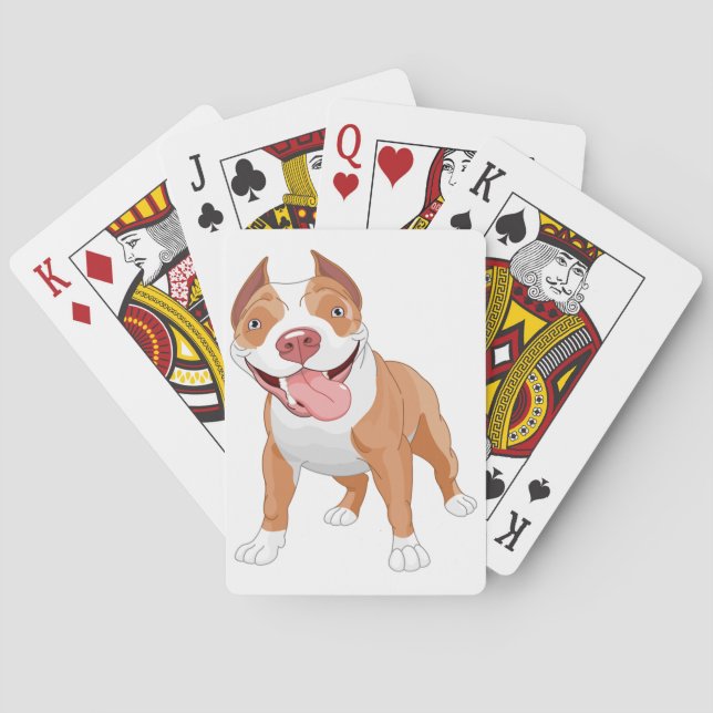 Pit Bull Playing Cards (Back)