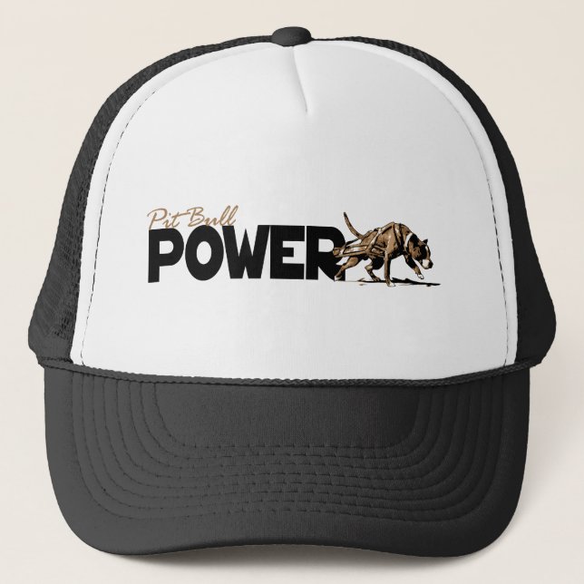Pit Bull Power! Trucker Hat (Front)