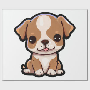 Pit Bull Puppy #6 Wrapping Paper