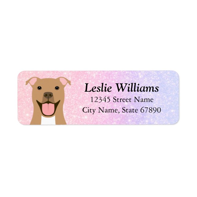 Pit Bull Return Address Labels (Front)
