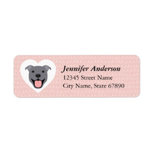 Pit Bull Return Address Labels