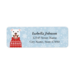 Pit Bull Return Address Labels