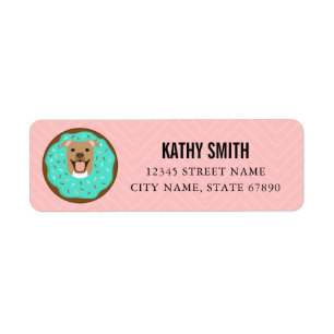 Pit Bull Return Address Labels