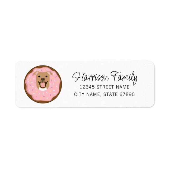 Pit Bull Return Address Labels (Front)