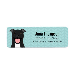 Pit Bull Return Address Labels