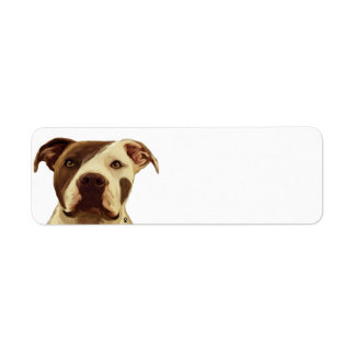 Pit Bull Return Address Labels