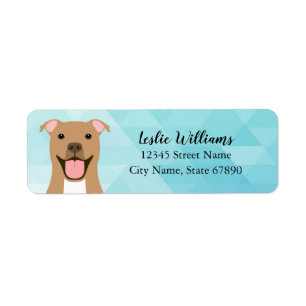 Pit Bull Return Address Labels