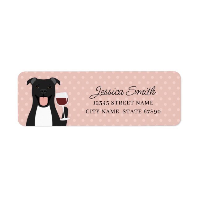 Pit Bull Return Address Labels (Front)