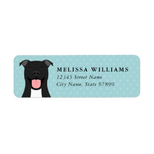 Pit Bull Return Address Labels