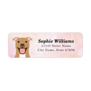 Pit Bull Return Address Labels