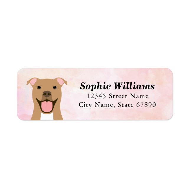 Pit Bull Return Address Labels (Front)