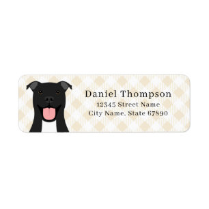 Pit Bull Return Address Labels
