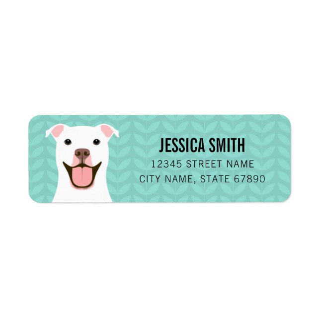 Pit Bull Return Address Labels (Front)