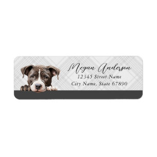 Pit Bull Return Address Labels