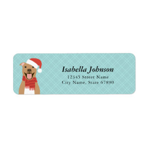 Pit Bull Return Address Labels