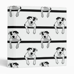 Pit Bull T-Bone Graphic Binder