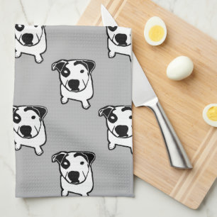 Pit Bull T-Bone Graphic Kitchen Towel