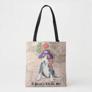 Pit Bull Terrier Pirate Tote Bag