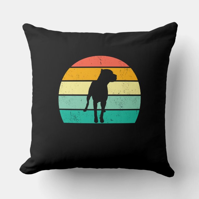 Pit Bull   Throw Pillow (Front)