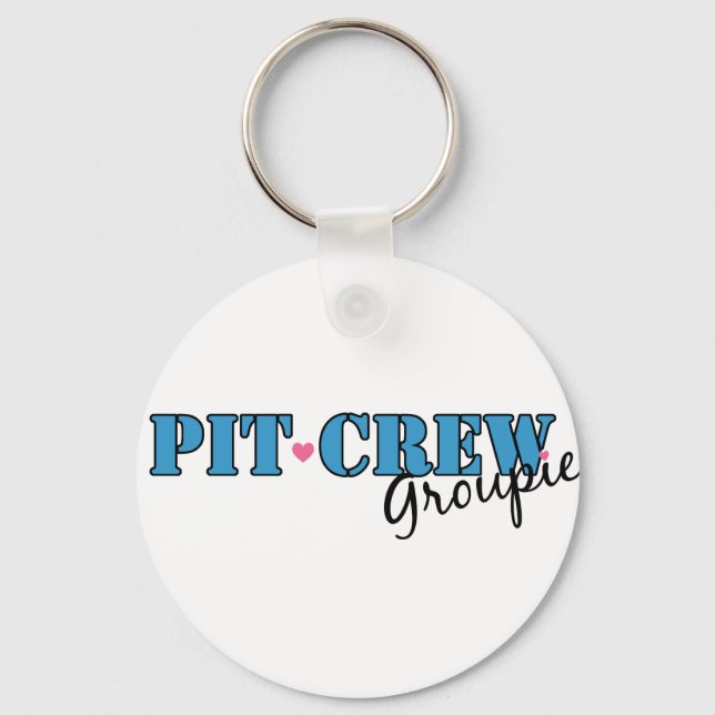 Pit Crew Groupie Keychain (Front)