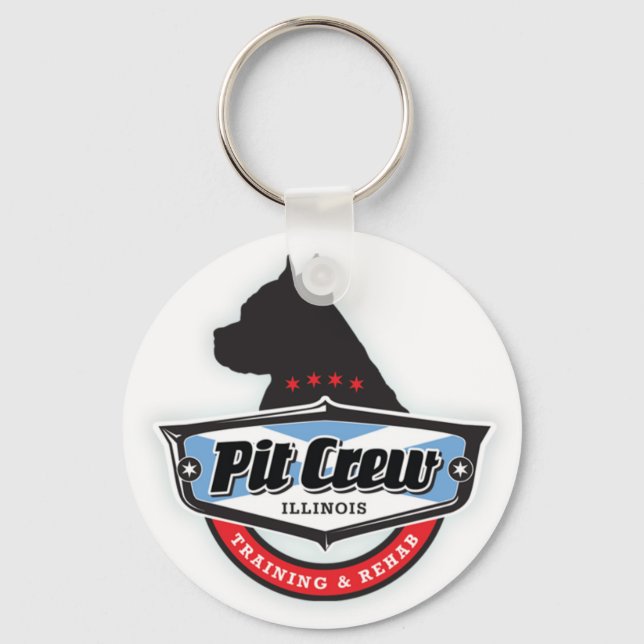 Pit Crew IL Rescue Keychain (Front)