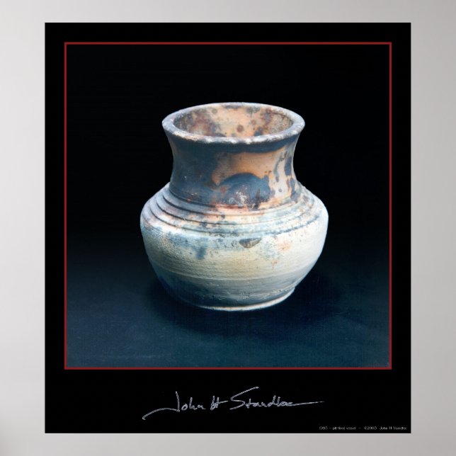 Pit-fired Vessel ~ 1992 Poster (Front)