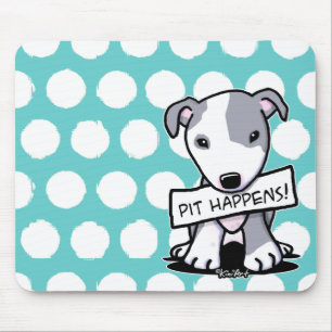 Pit Happens Pit Bull Dog Mouse Pad