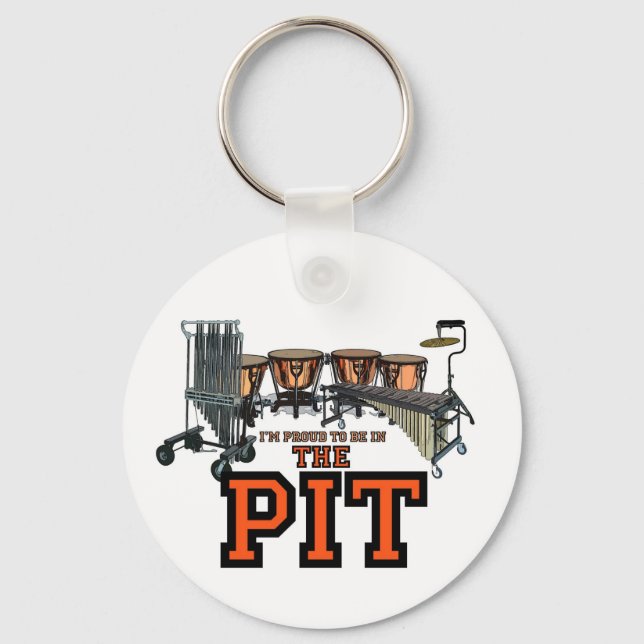 Pit Pride Keychain (Front)