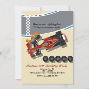 Pit Stop Invitation