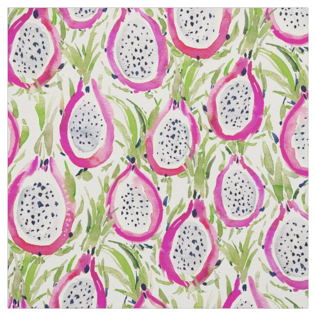 PITAYA FIYA Dragon Fruit Fabric (Swatch)
